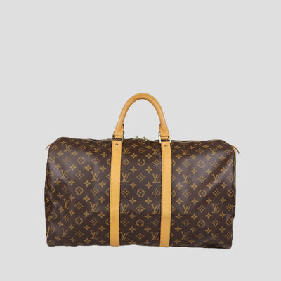 Louis Vuitton Monogram Canvas Keepall 50 Bag