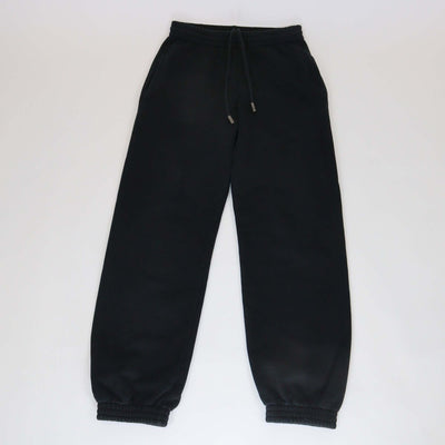 Off-White Black Cotton Side Print Detail Sweatpants