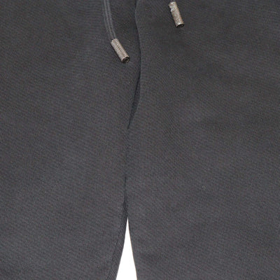 Off-White Black Cotton Side Print Detail Sweatpants