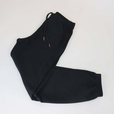 Off-White Black Cotton Side Print Detail Sweatpants