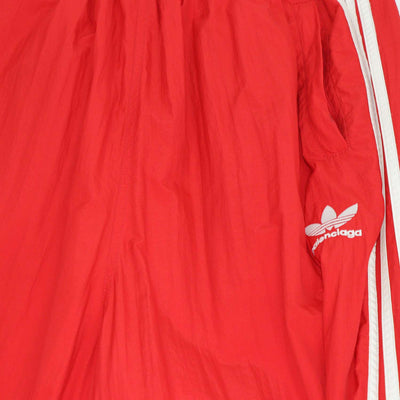 Balenciaga x Adidas Red Nylon Striped Jersey Pantashoes