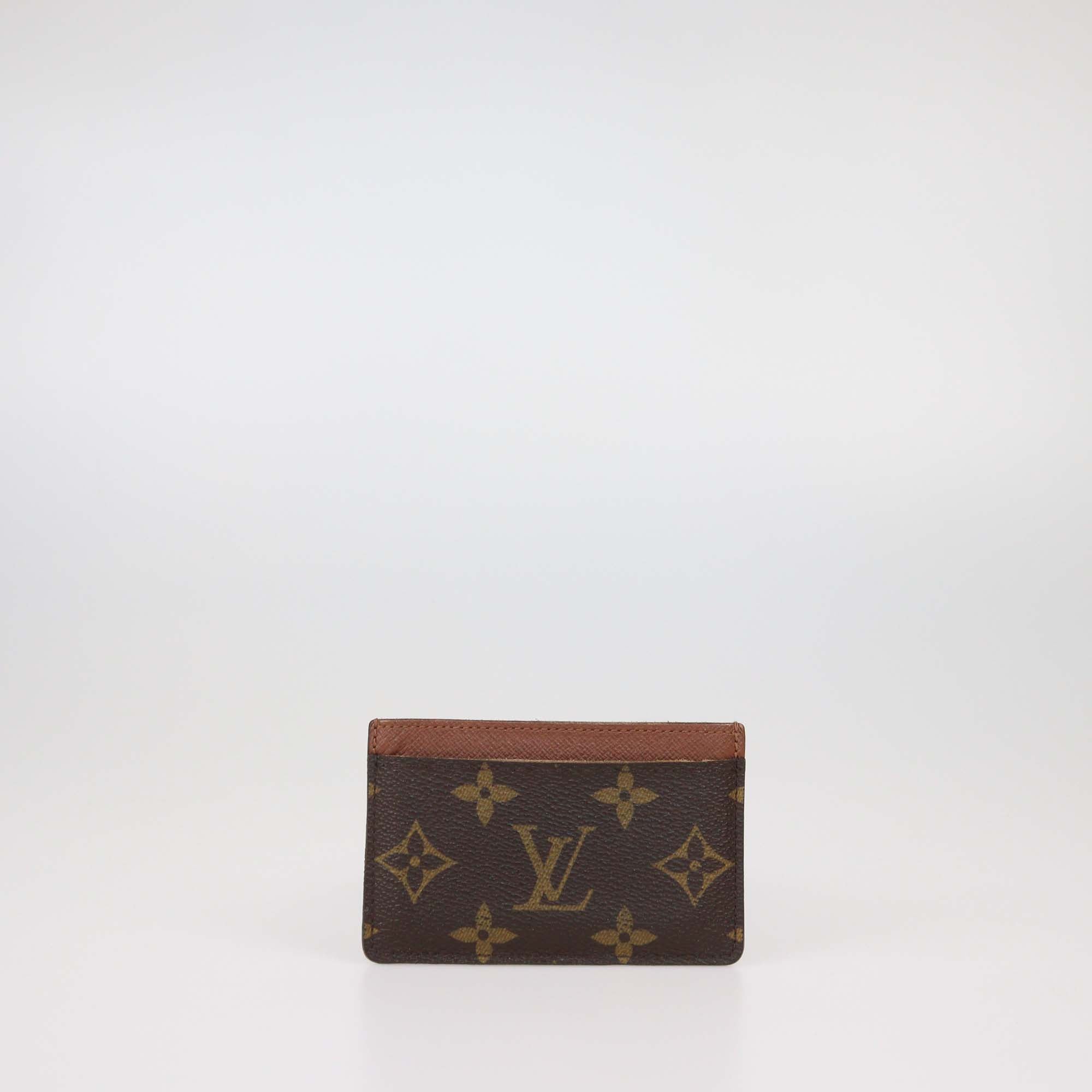 Louis Vuitton Brown Monogram Canvas Card Holder