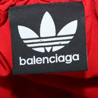Balenciaga x Adidas Red Nylon Striped Jersey Pantashoes