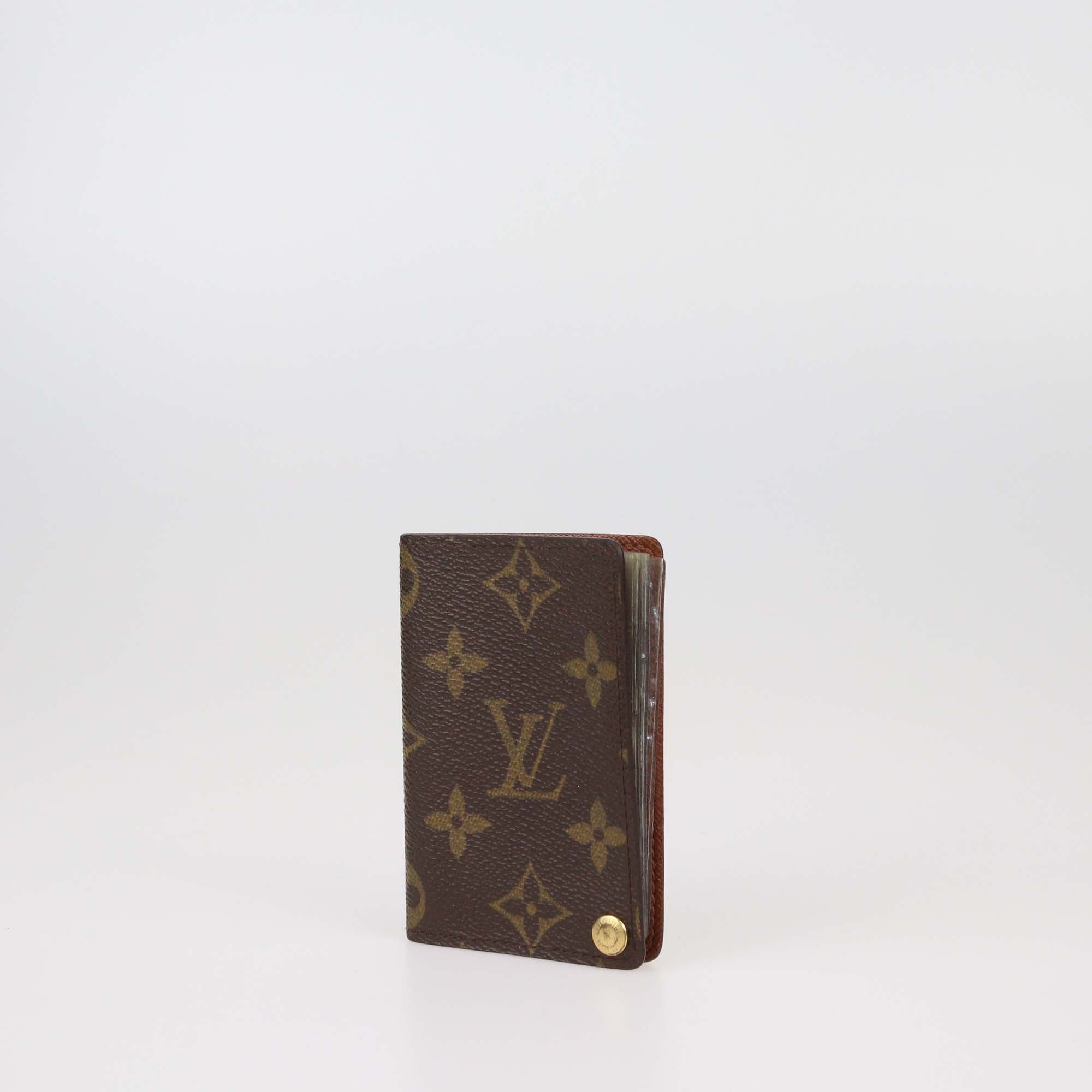 Louis Vuitton Monogram Canvas Porte Cartes Credit Pression Card Holder