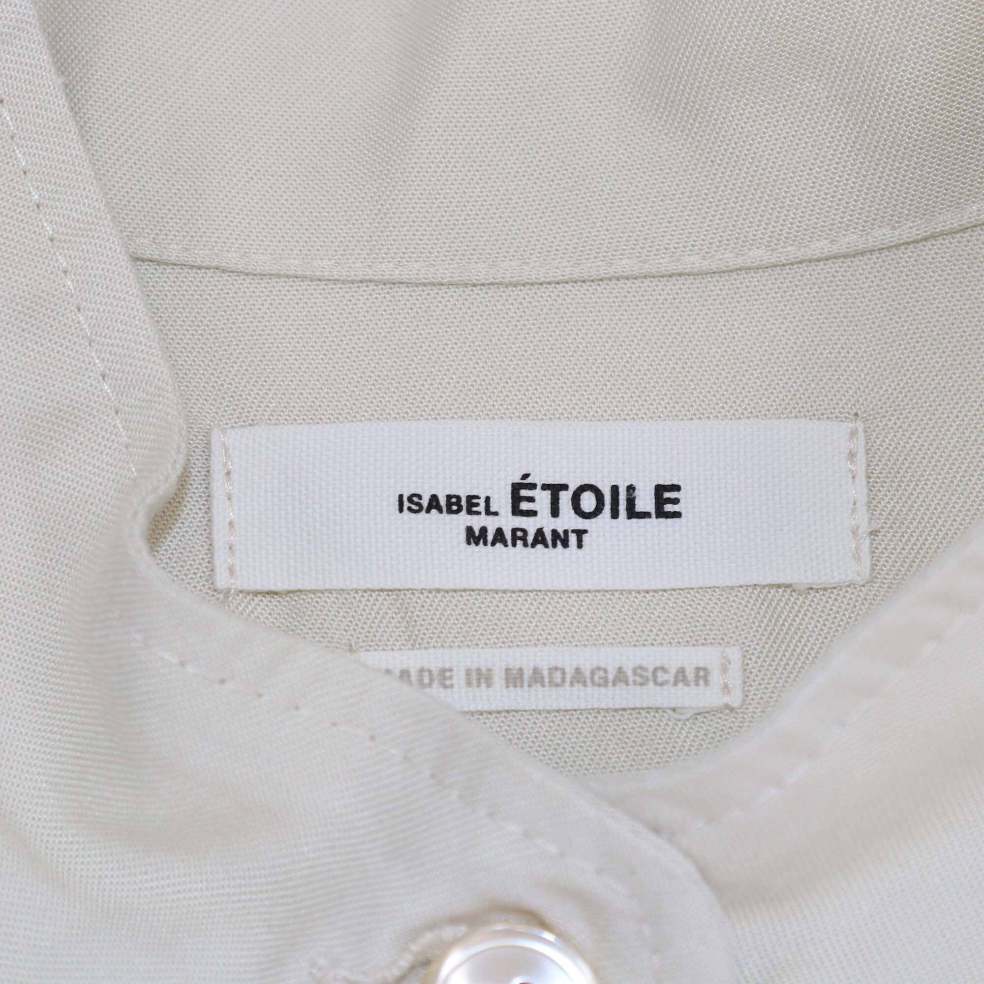Isabel Marant Etoile Cream Berangere Long Sleeve Blouse & Pants Set Womens Isabel Marant Etoile 
