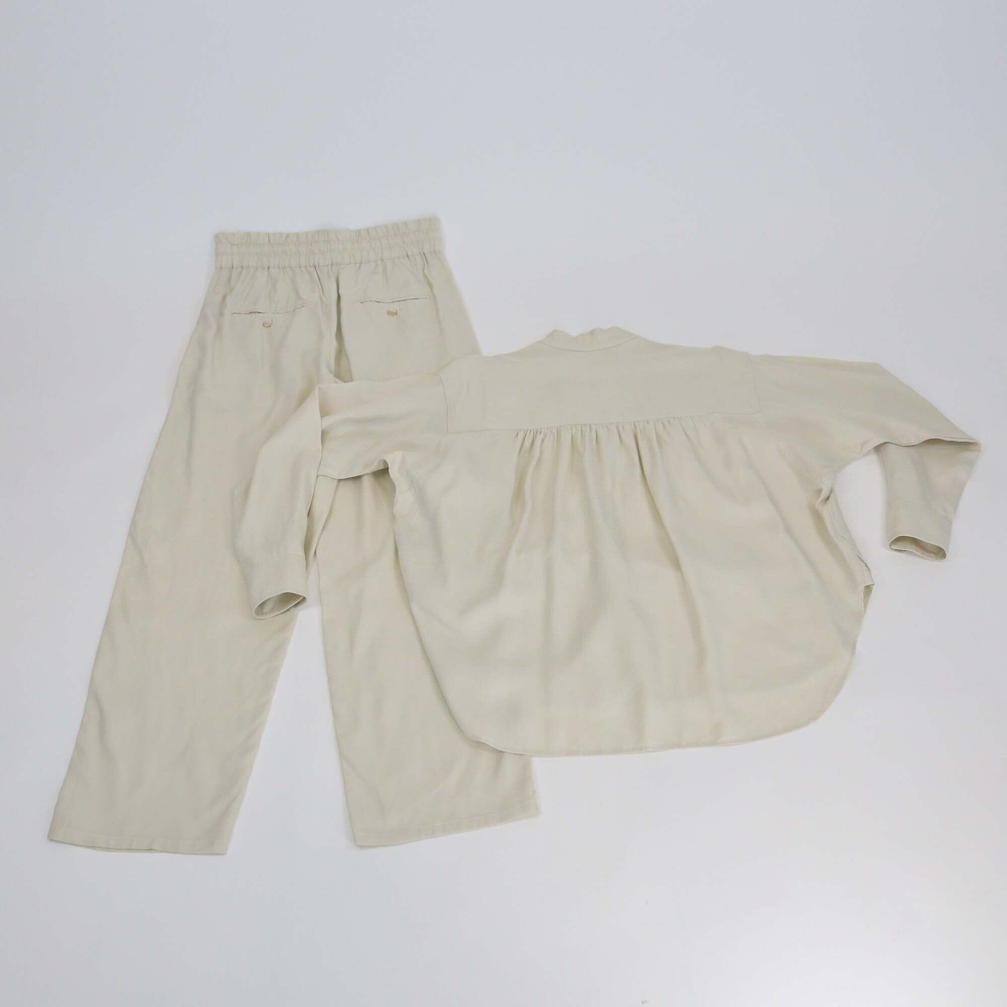 Isabel Marant Etoile Cream Berangere Long Sleeve Blouse & Pants Set Womens Isabel Marant Etoile 