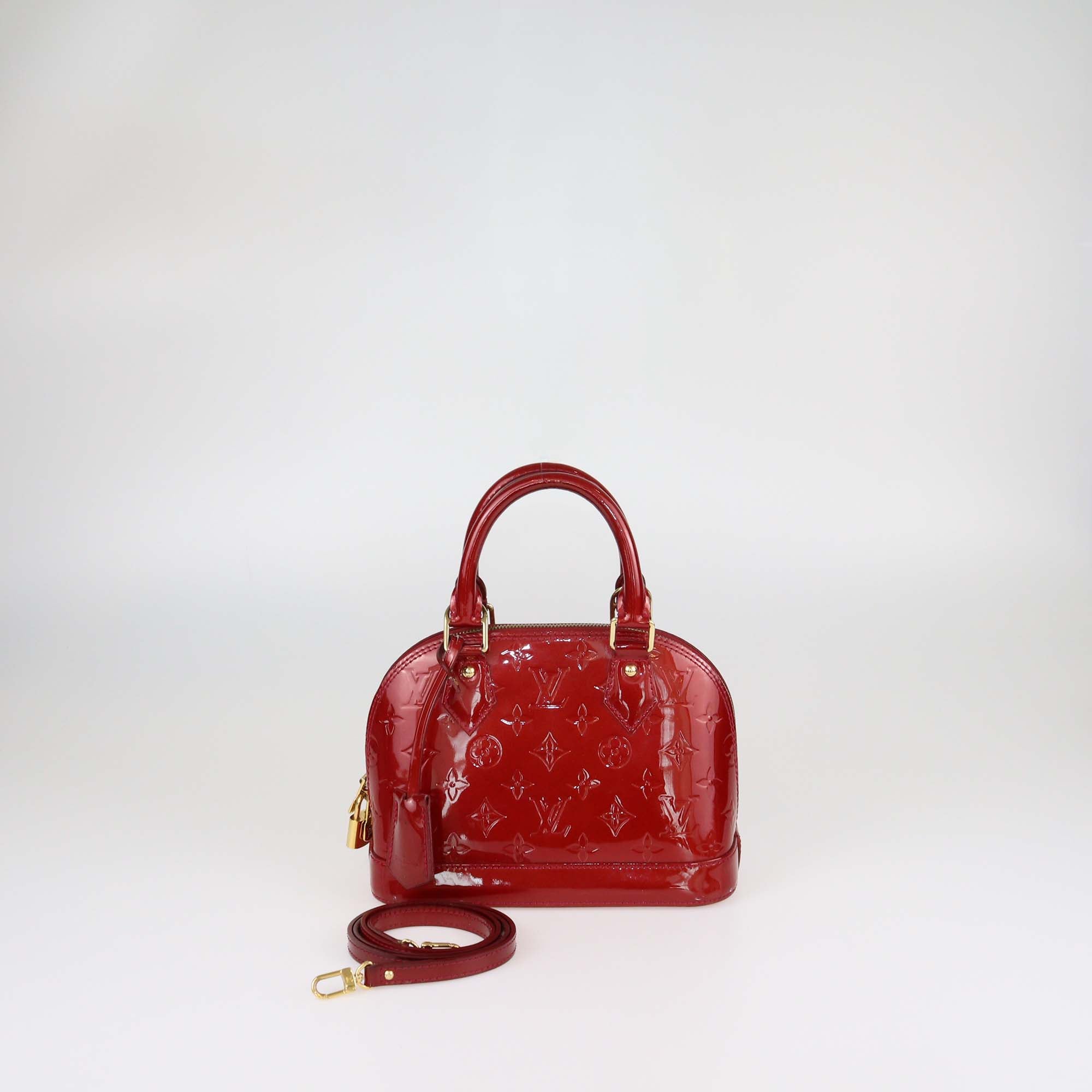 Louis Vuitton Indian Rose Monogram Vernis Alma BB Bag