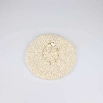 Givenchy Cream Wool and Cashmere Knitted Beanie