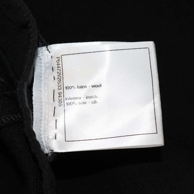 Chanel Black Two Front Pocket Skinny Pants Womens Chanel 
