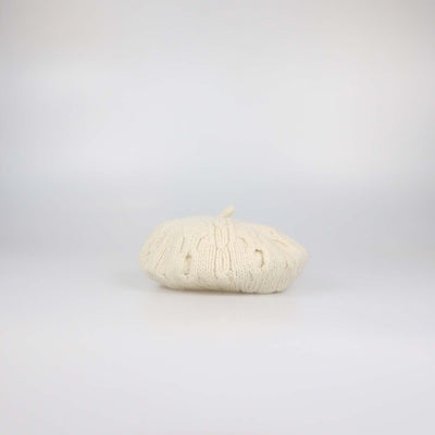 Givenchy Cream Wool and Cashmere Knitted Beanie