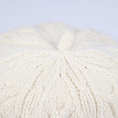 Givenchy Cream Wool and Cashmere Knitted Beanie