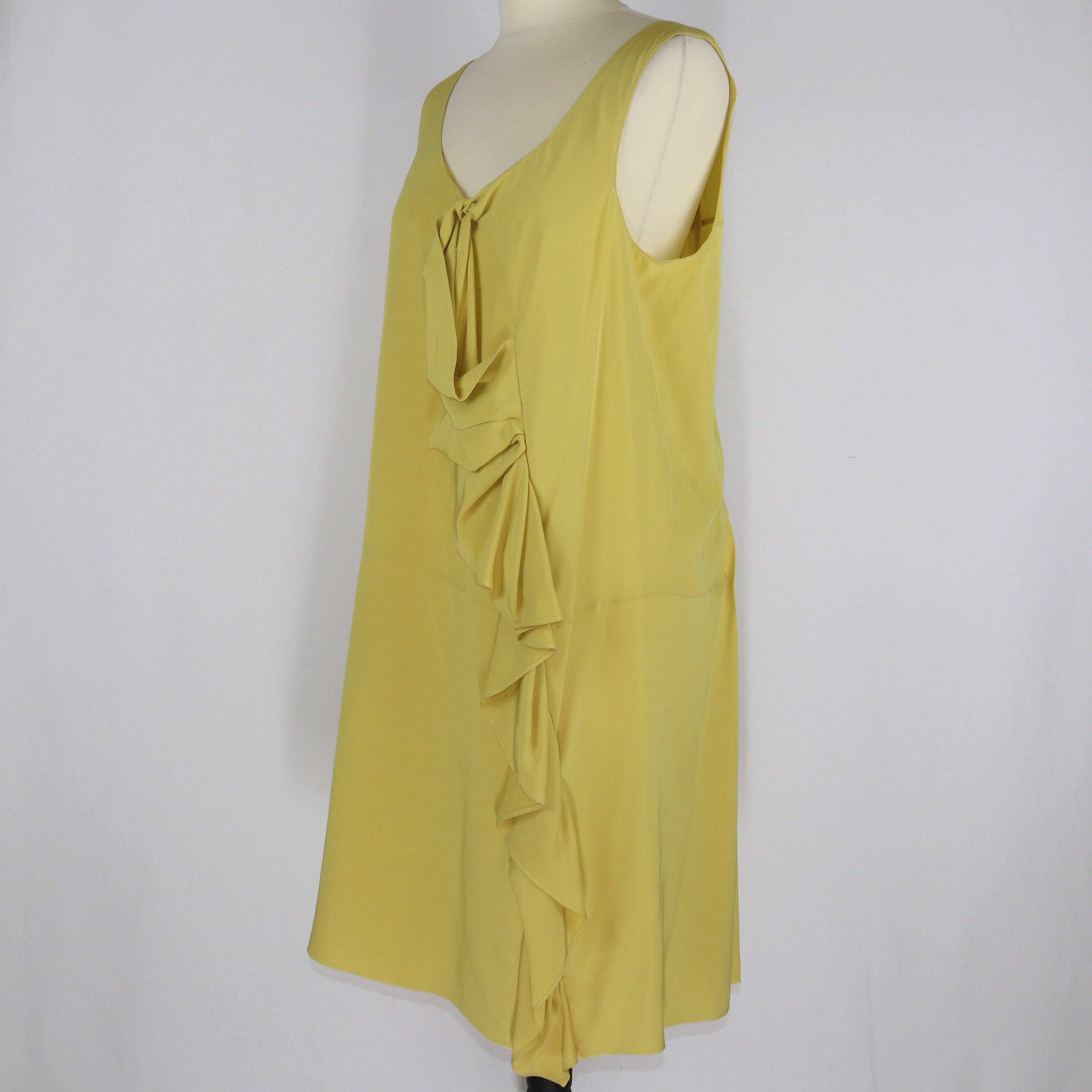 Yellow Sleeveless Midi Dress Clothings Marni 