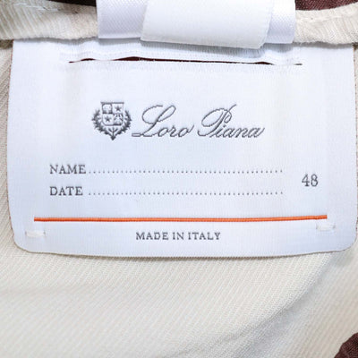 Loro Piana Brown Linen Silk Joele Shirt Jacket & Marlyn Straight Leg Pants