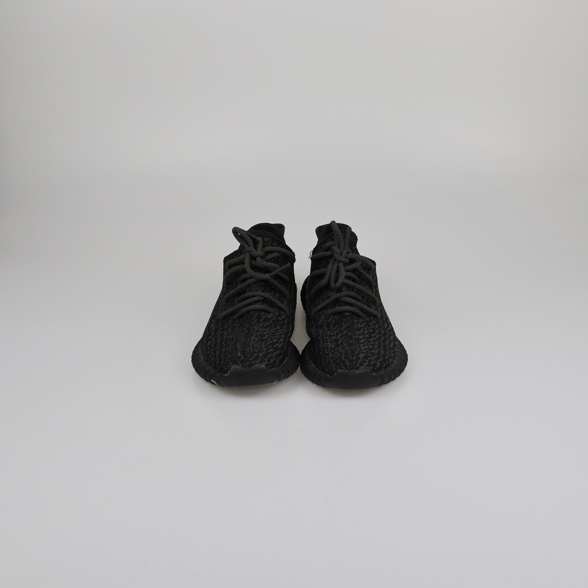 Yeezy x Adidas Black Knit Boost 350 Pirate Black Sneakers Womens Yeezy 