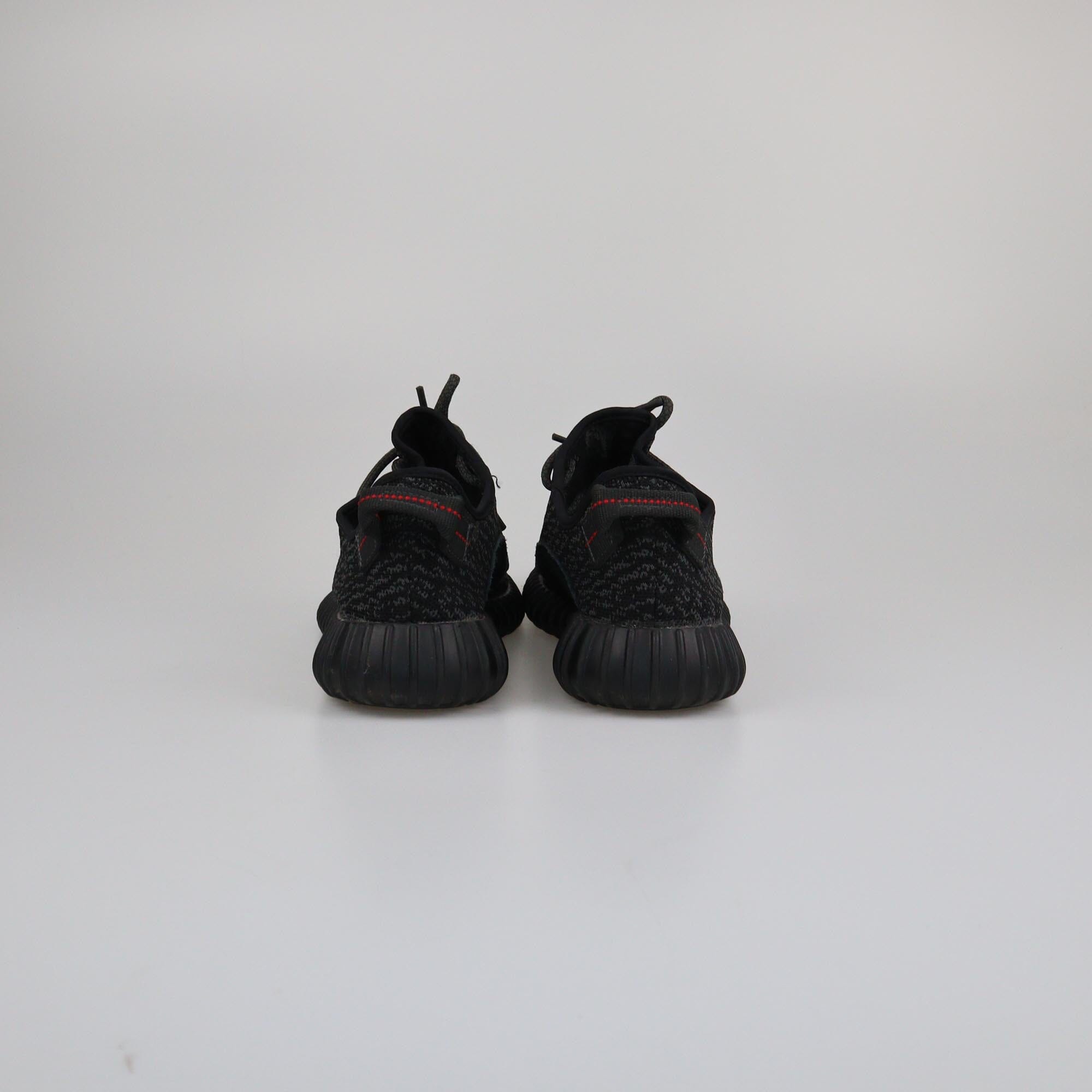 Yeezy x Adidas Black Knit Boost 350 Pirate Black Sneakers Womens Yeezy 