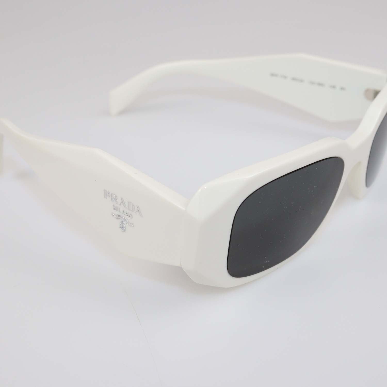 Prada White/Black Symbole Sunglasses