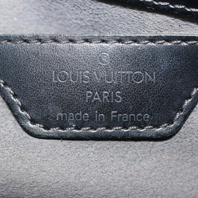 Louis Vuitton Black Epi Leather Soufflot Satchel