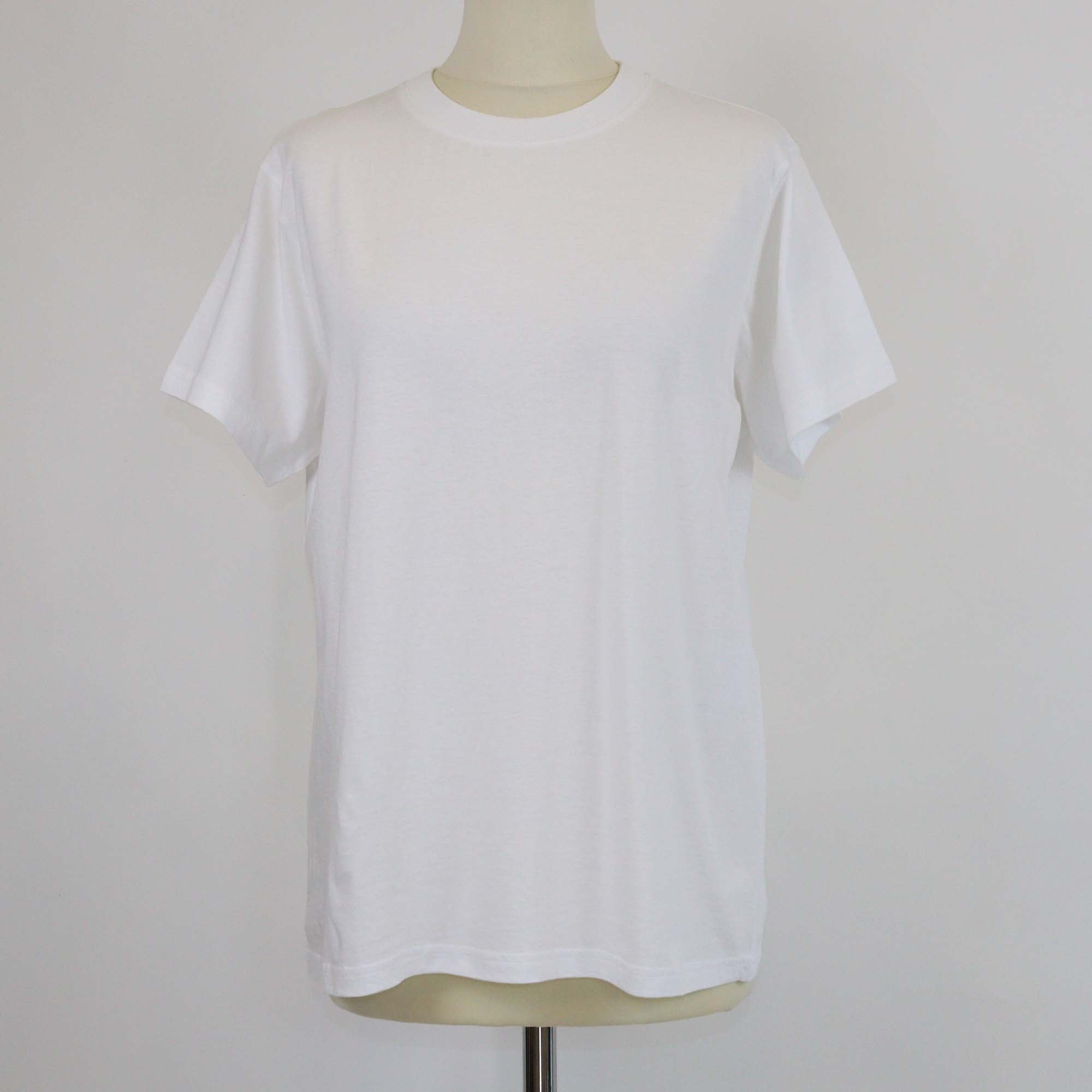 Chloe White Cotton Knit Crewneck T-Shirt
