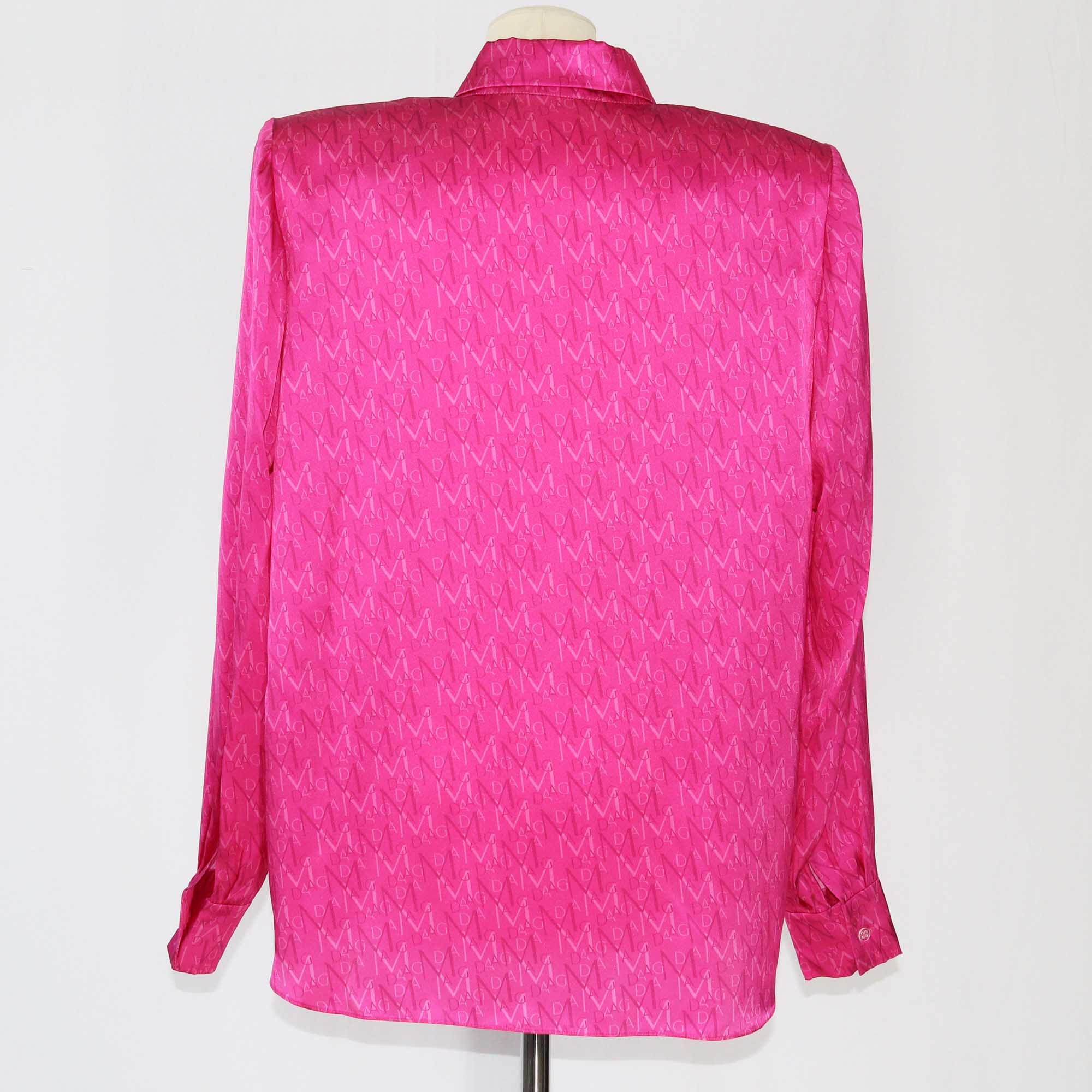 Magda Butrym Pink Jacquard Longsleeve Shirt Clothing Magda Butrym 