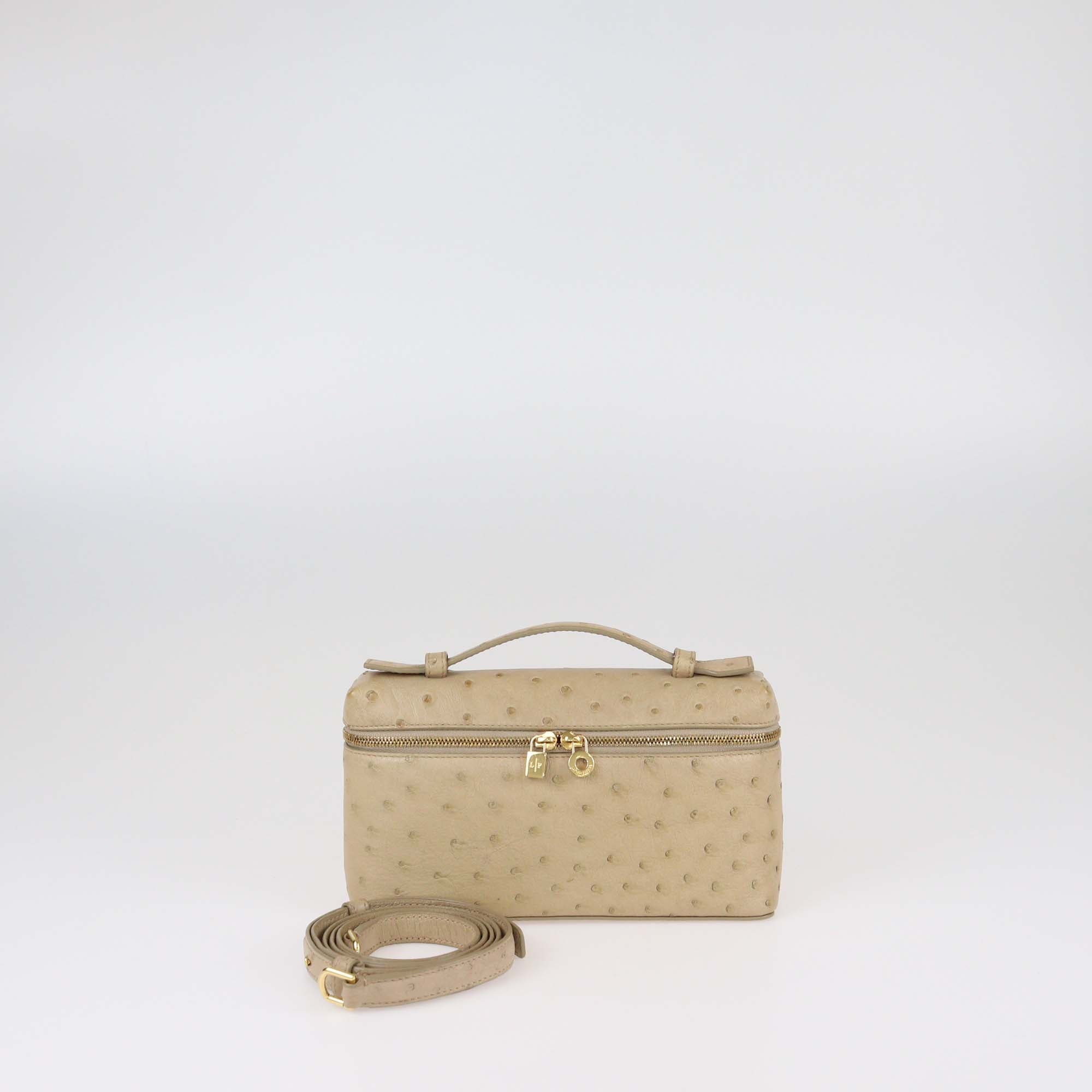 Loro Piana Orix Ostrich Extra Pocket L19 Pouch