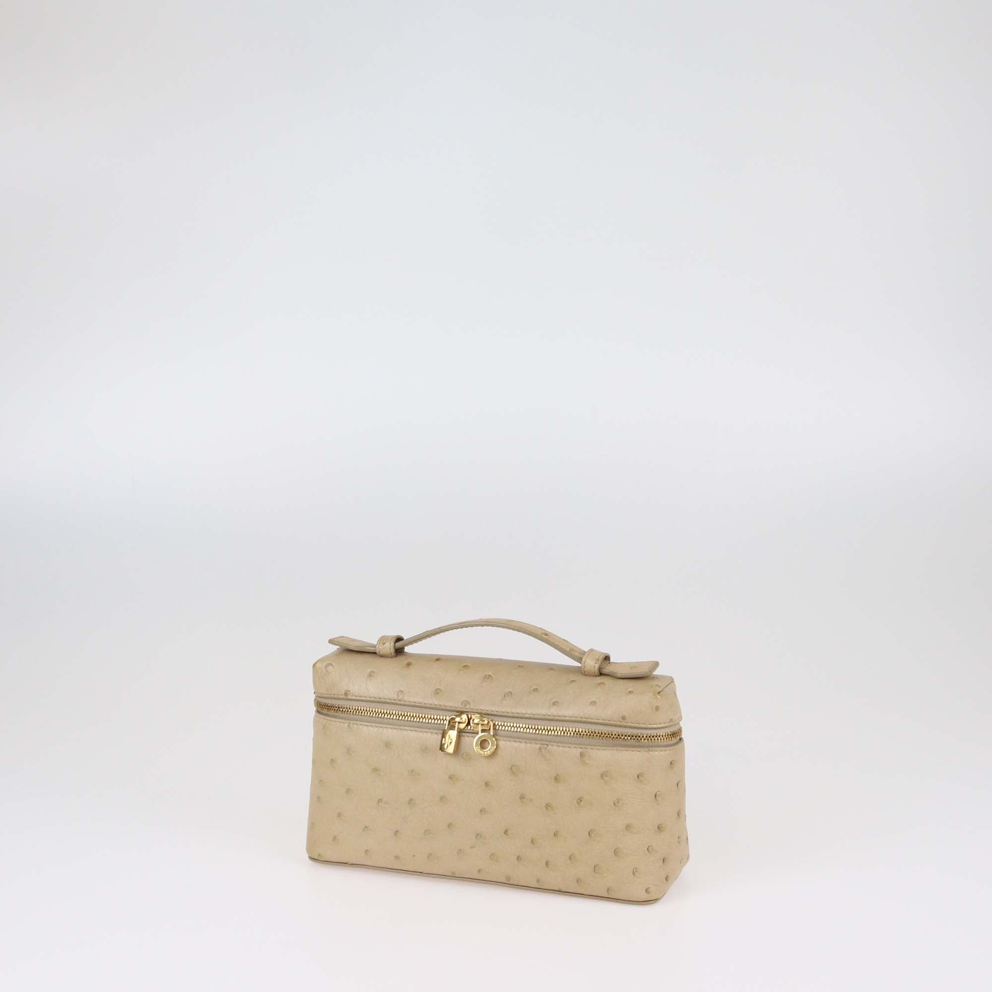 Loro Piana Orix Ostrich Extra Pocket L19 Pouch