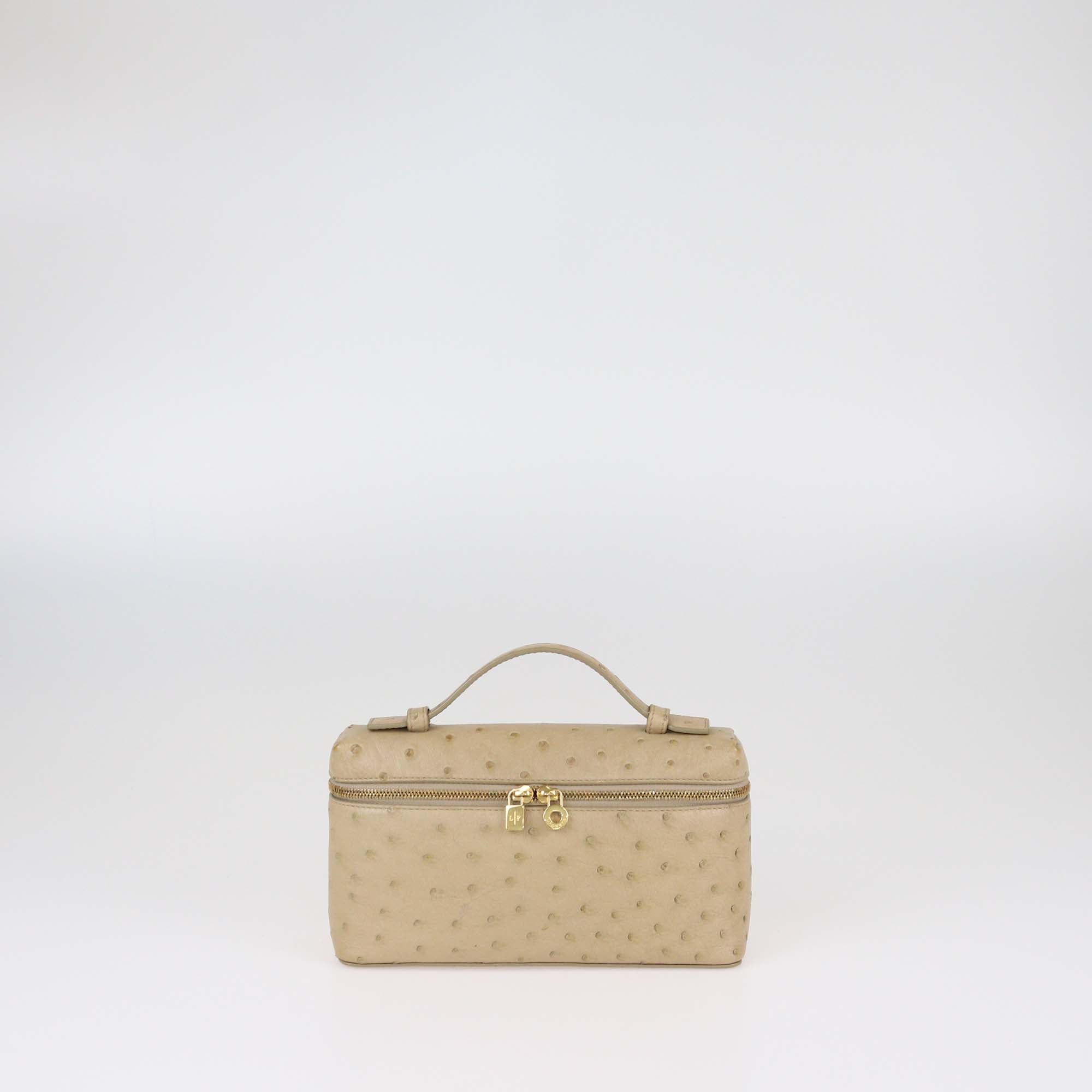 Loro Piana Orix Ostrich Extra Pocket L19 Pouch