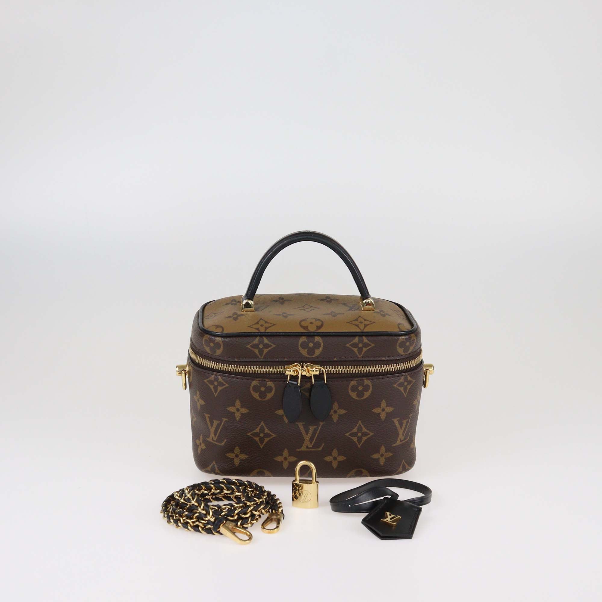 Louis Vuitton Monogram Reverse Monogram Canvas Vanity Case PM