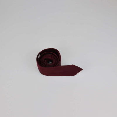 Christian Dior Burgundy Silk Tie