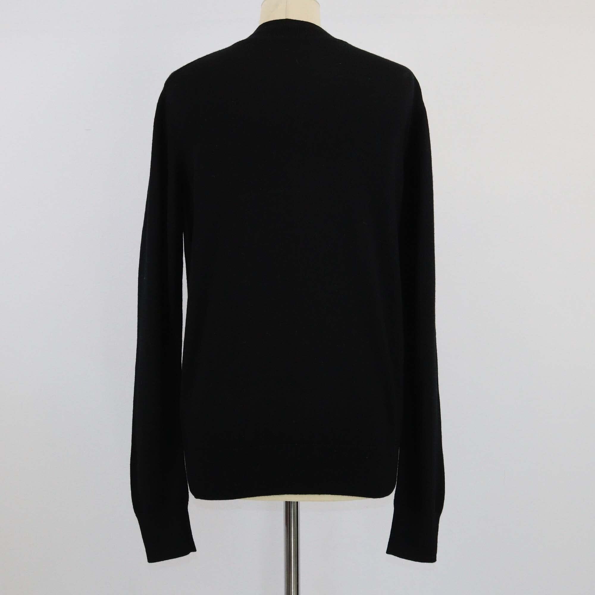 Hermes Black Mock Neck Sweatshirt