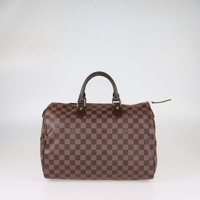 Louis Vuitton Damier Ebene Canvas Speedy 35