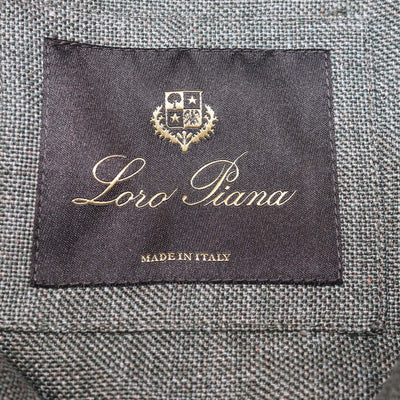 Loro Piana Light Green Linen Rain System Bomber Jacket