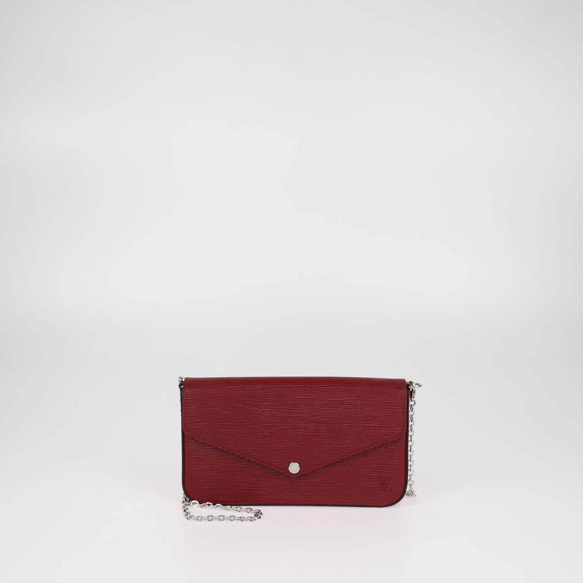 Louis Vuitton Red Epi Leather Pochette Felicie Bag
