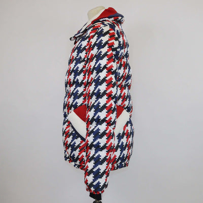Perfect Moment Multicolor Nylon Houndstooth Apres Duvet Ski jacket