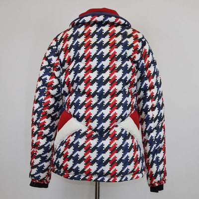Perfect Moment Multicolor Nylon Houndstooth Apres Duvet Ski jacket