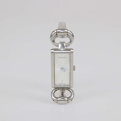 Gucci SIlver Stainless Steel Tornabouni Watch 17mm