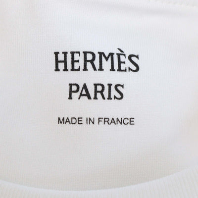 Hermes Blanc Cotton Cartouche T Shirt