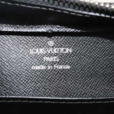 Louis Vuitton Black Taiga Pochette Baikal Clutch