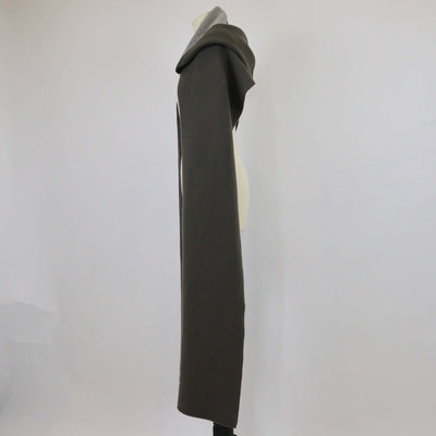 Chanel Grey Cashmere Hooded Scarf