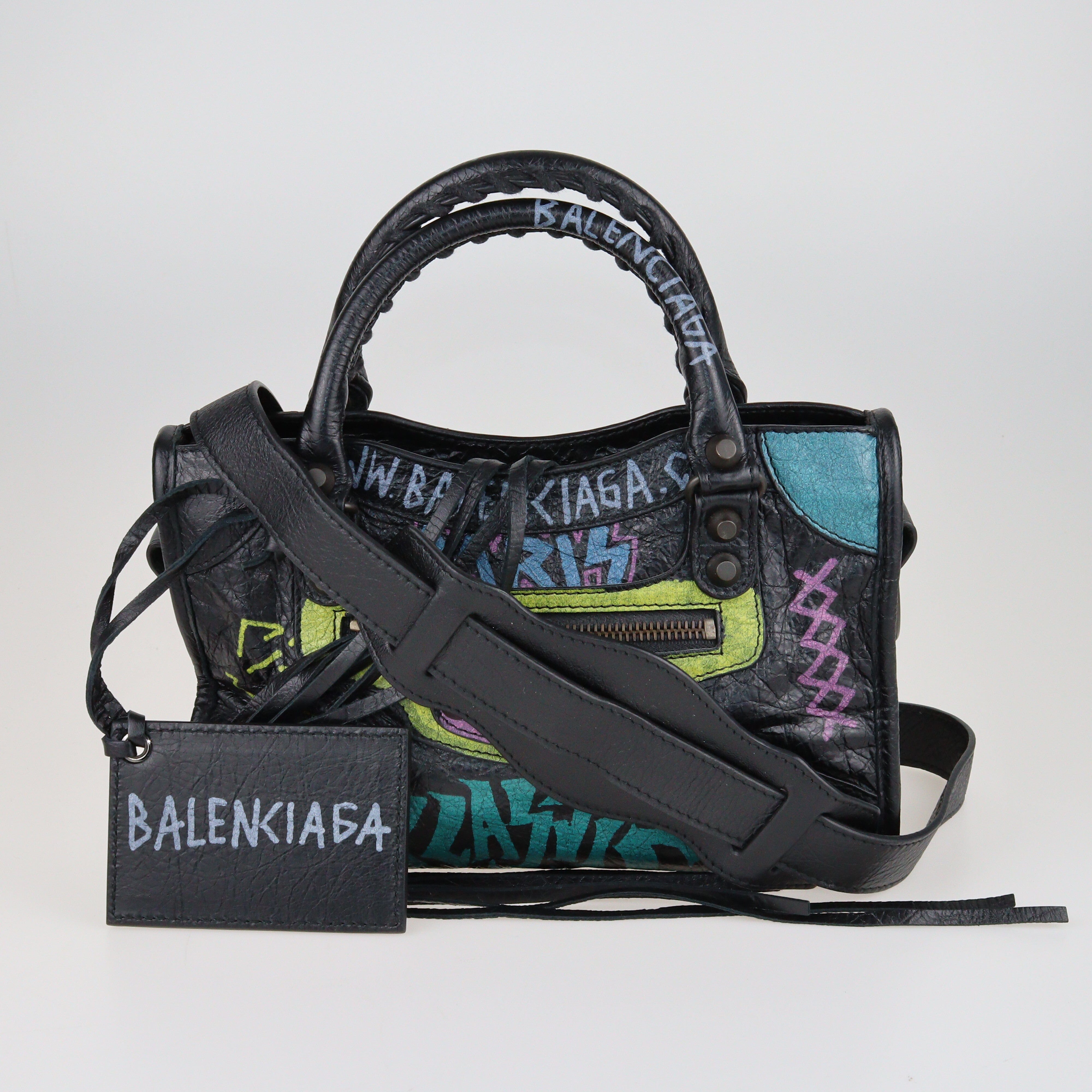 Multicolor Mini Graffity City Bag Bags Balenciaga 