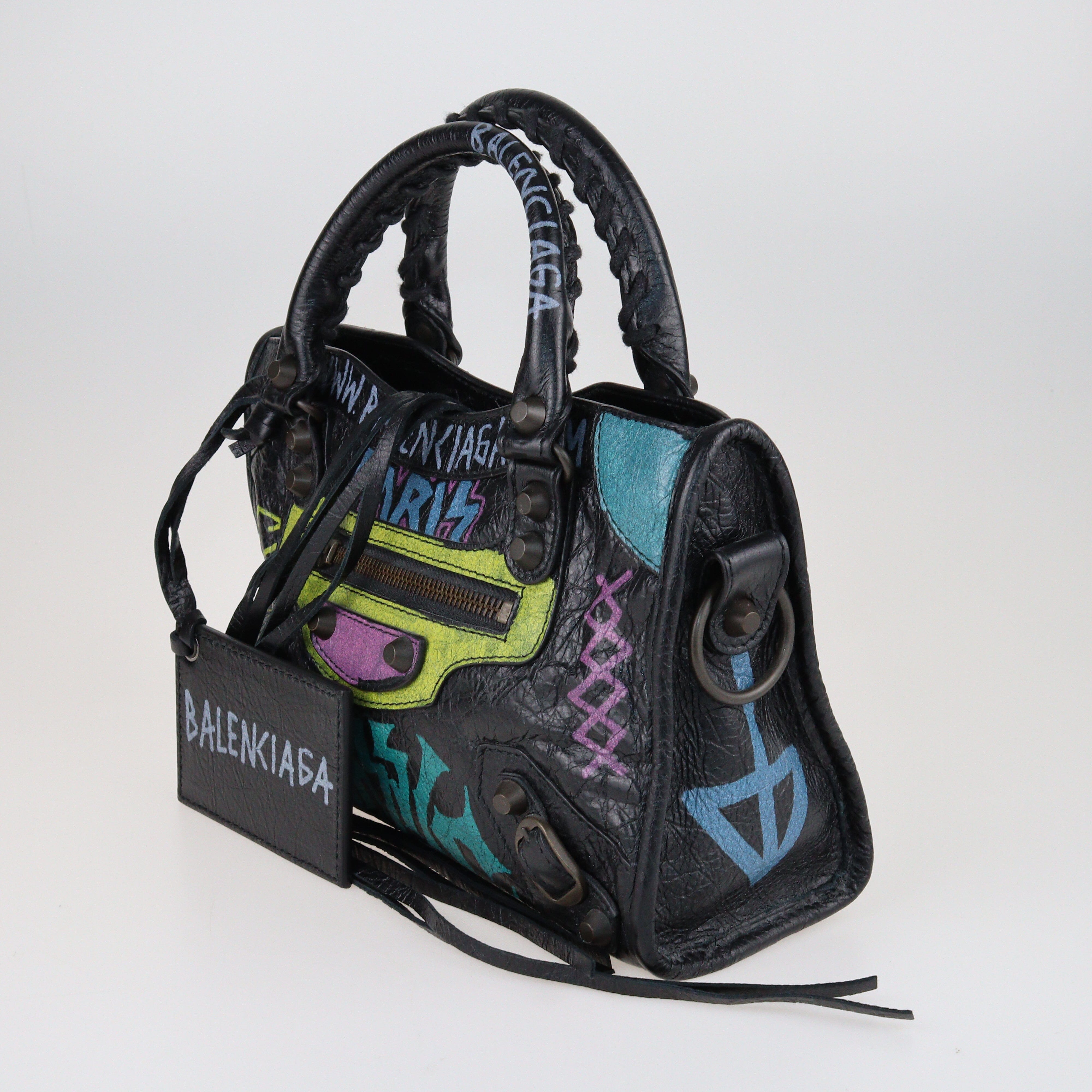 Multicolor Mini Graffity City Bag Bags Balenciaga 