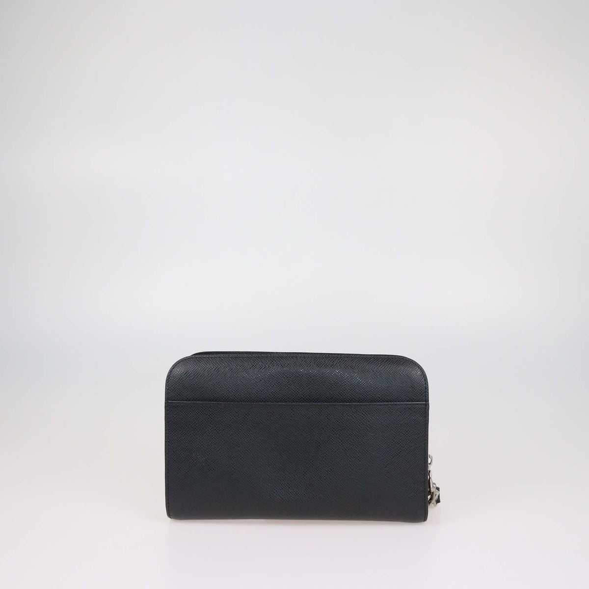 Louis Vuitton Black Taiga Pochette Baikal Clutch