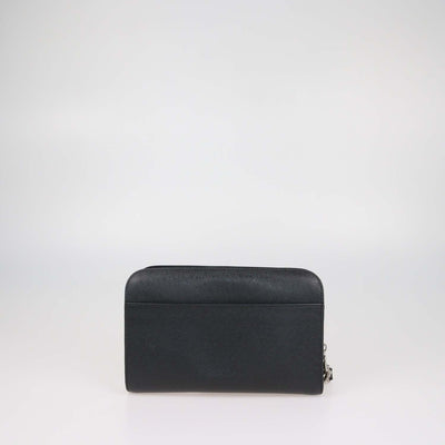 Louis Vuitton Black Taiga Pochette Baikal Clutch