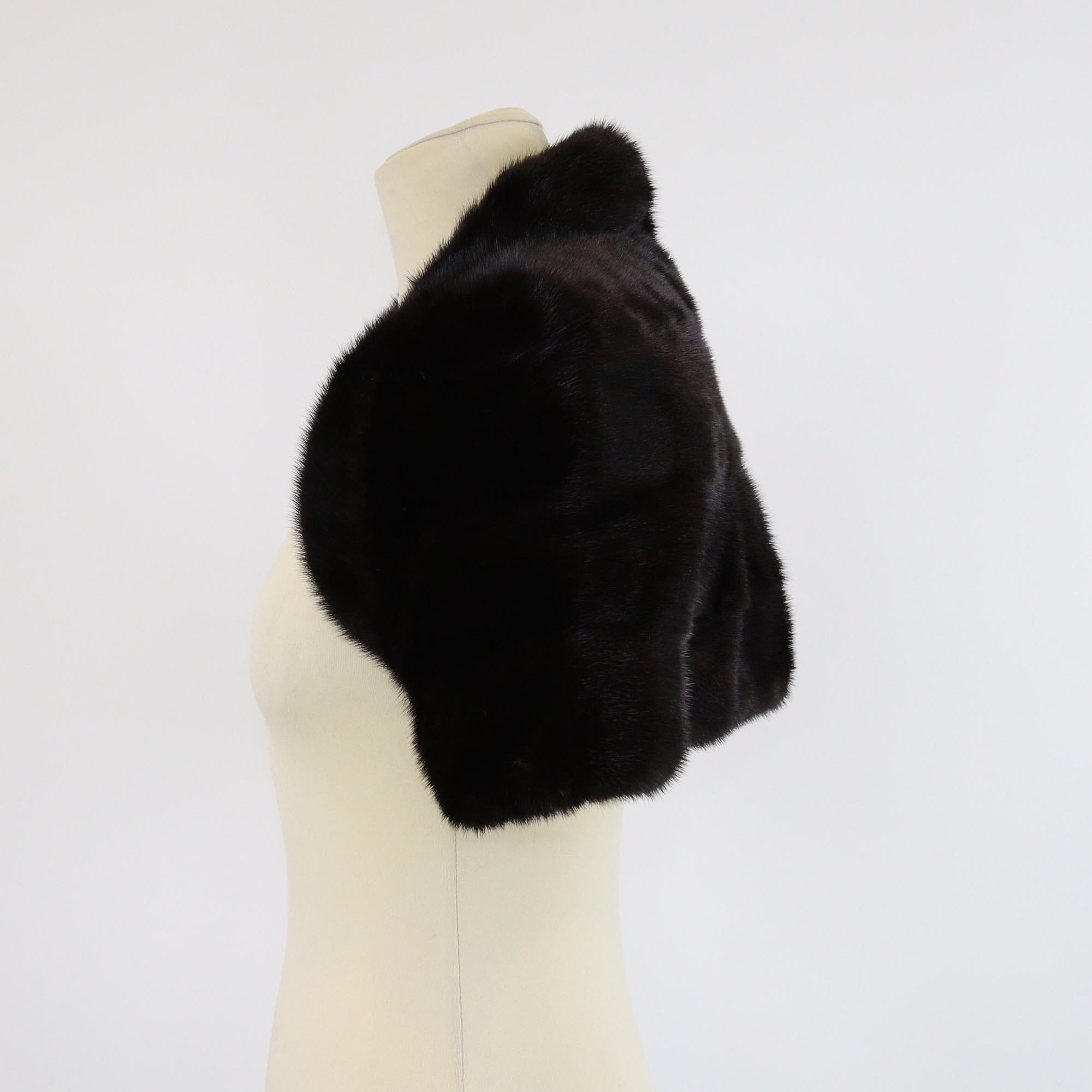 J. Mendel Black Fur Vest Womens J. Mendel 