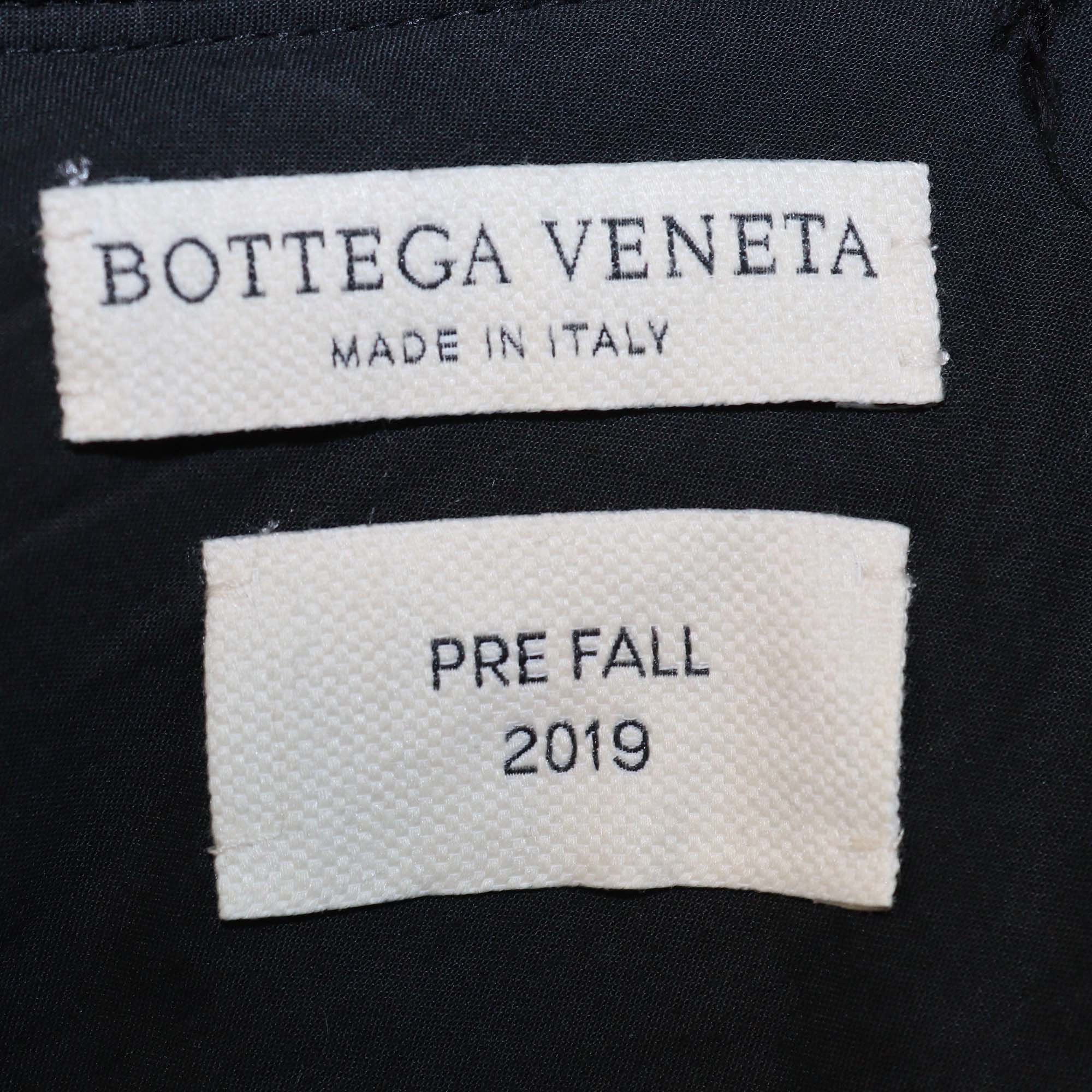 Bottega Veneta Black Wool Blend Double Breasted Blazer