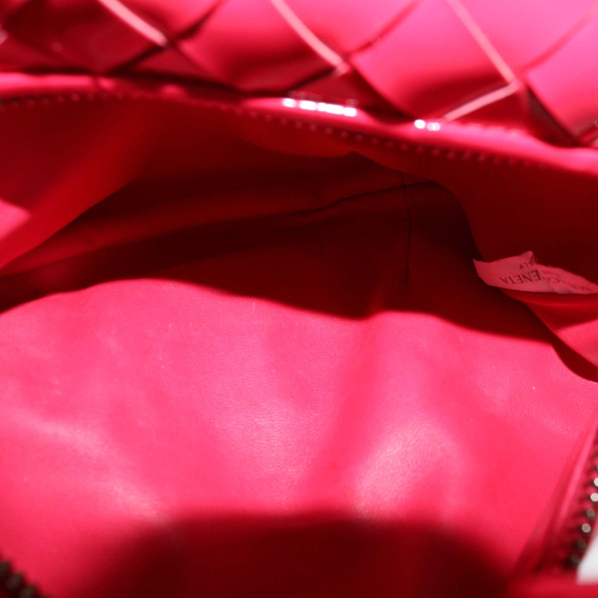 Bottega Veneta Red Intrecciato Patent Mini Jodie Bag Womens Bottega Veneta 