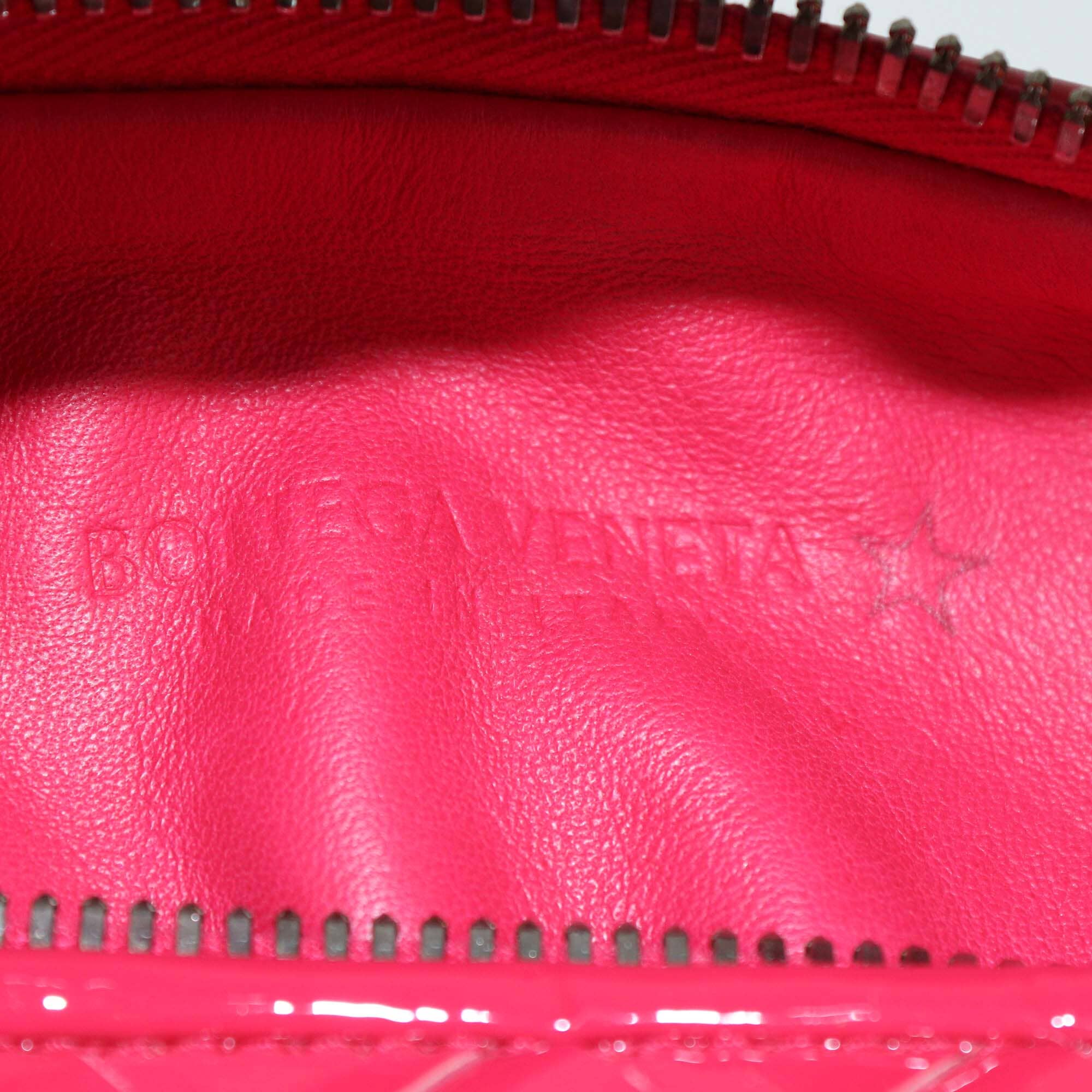 Bottega Veneta Red Intrecciato Patent Mini Jodie Bag Womens Bottega Veneta 
