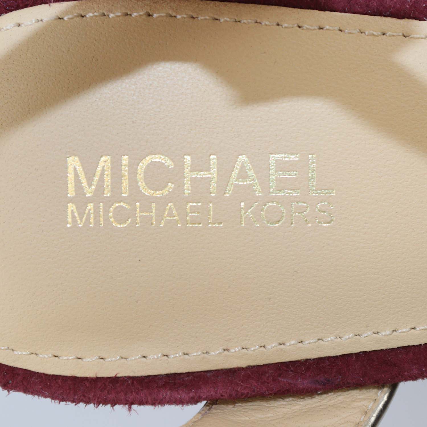 MICHAEL Michael Kors Multicolor Suede Harper Platform Block Heel Sandals