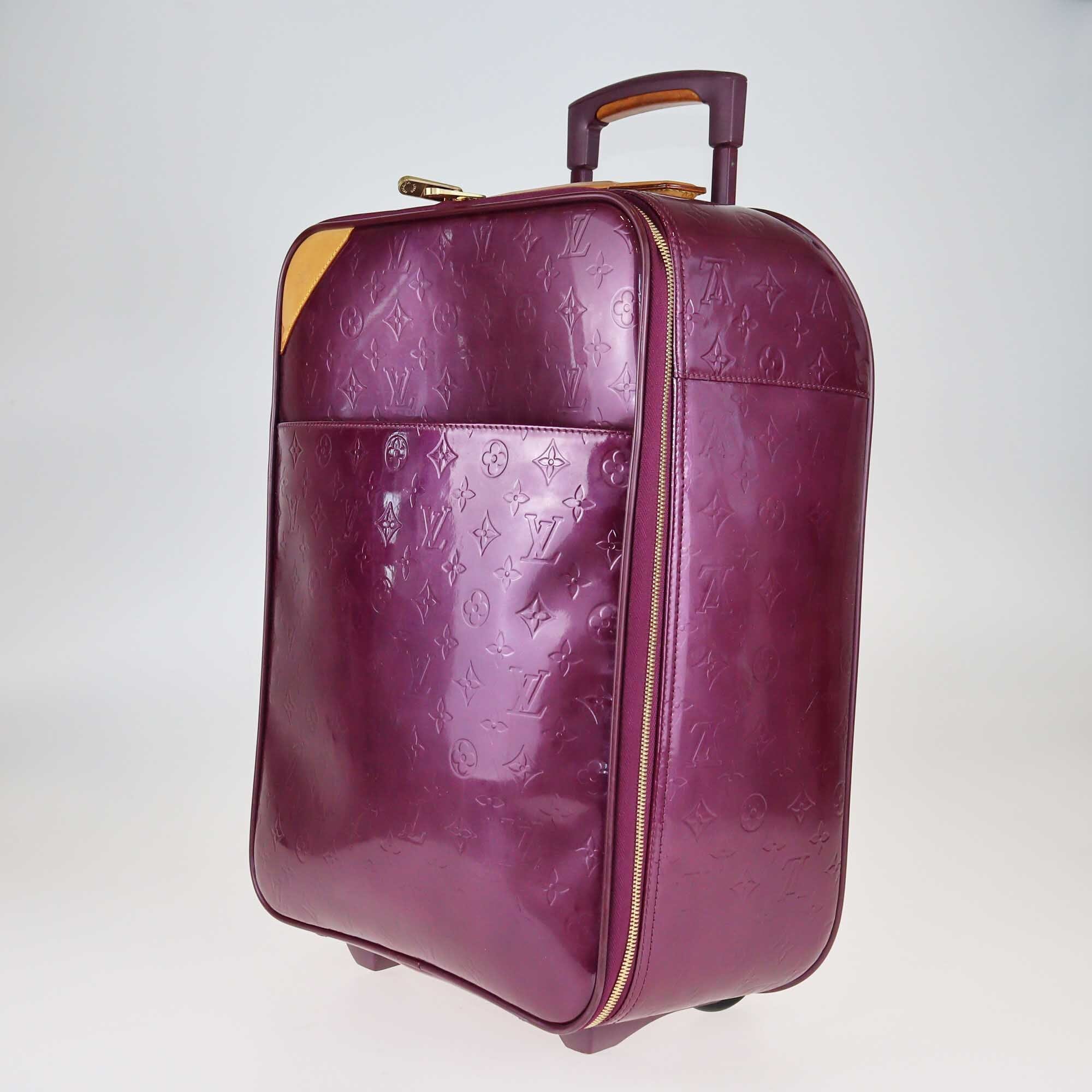 Louis Vuitton Violette Monogram Vernis Pegase 45 Suitcase Bags Louis Vuitton 