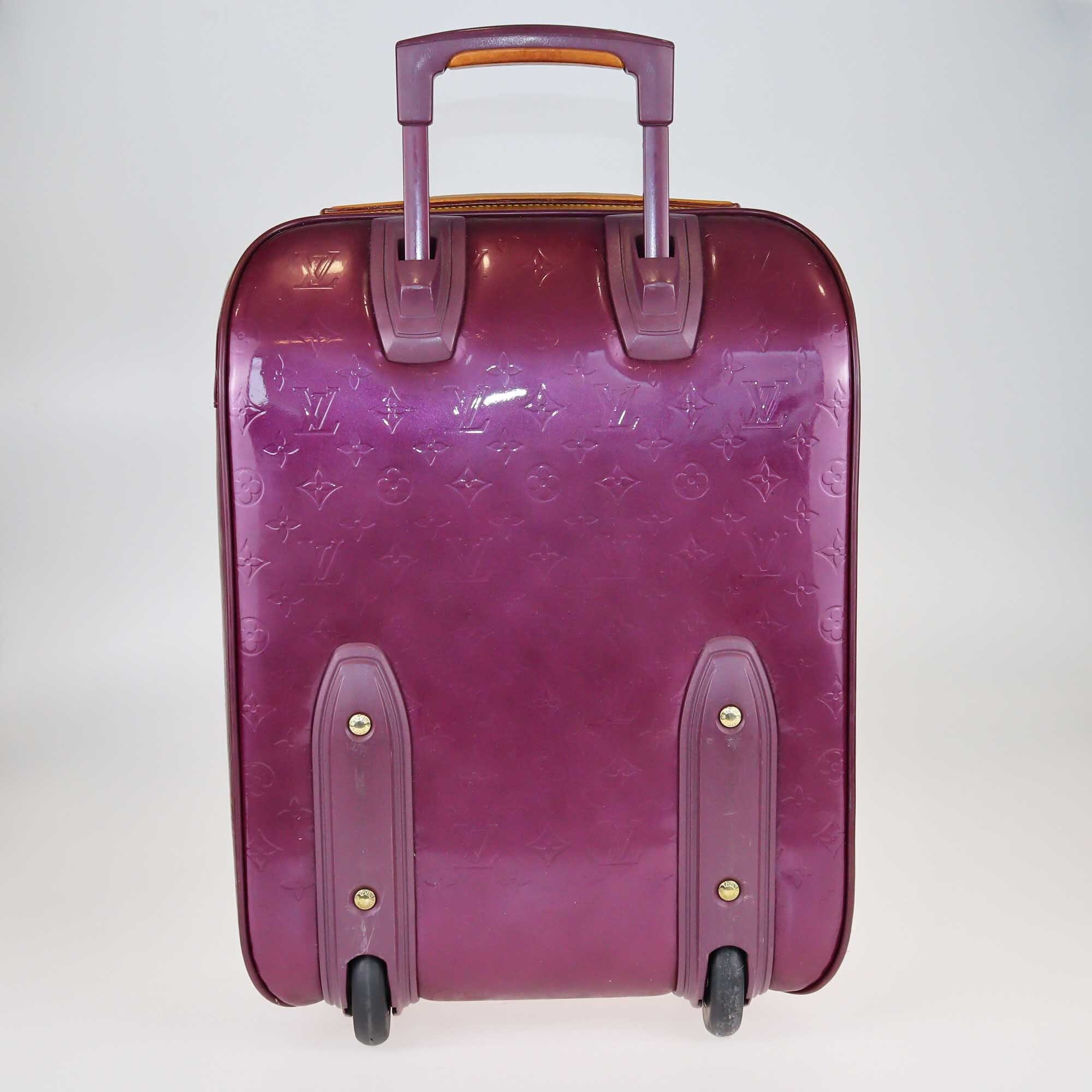 Louis Vuitton Violette Monogram Vernis Pegase 45 Suitcase Bags Louis Vuitton 