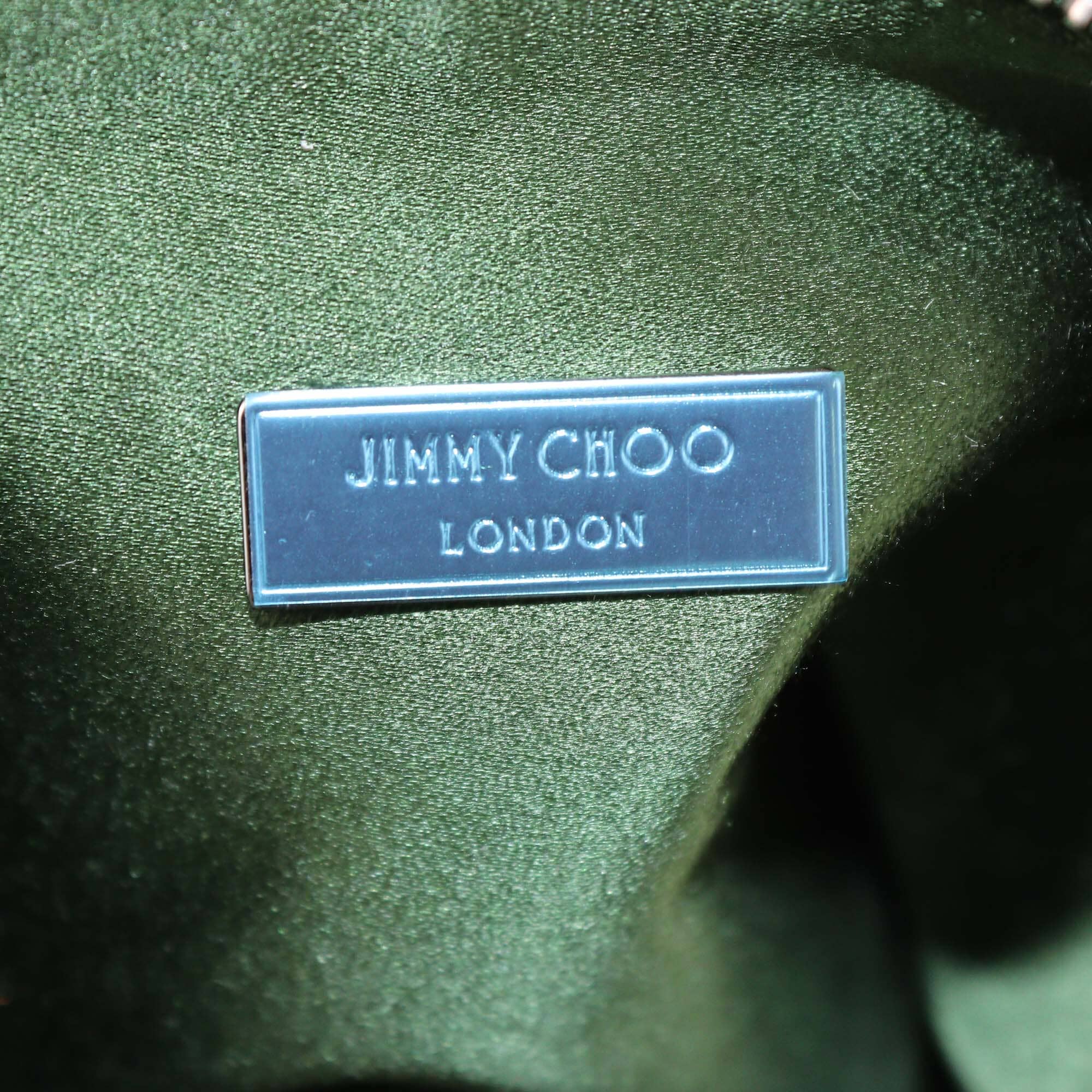 Jimmy Choo Green Callie Clutch Bag Womens Jimmy Choo 